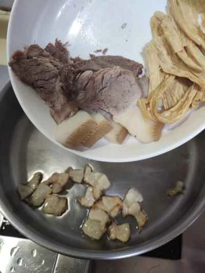 上海白菜と豚肉の炒め物の作り方：4