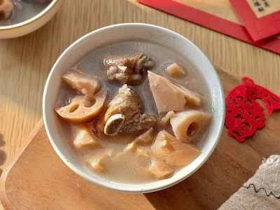 豚バラ肉とレンコンのスープの作り方：9