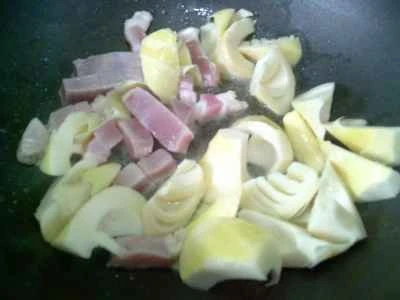 黒キクラゲ、塩豚、タケノコ、揚げ豆腐を使った煮豆腐の作り方：5