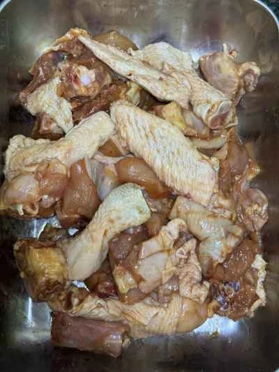 蒸し鶏と乾燥豆腐、キクラゲの作り方：5