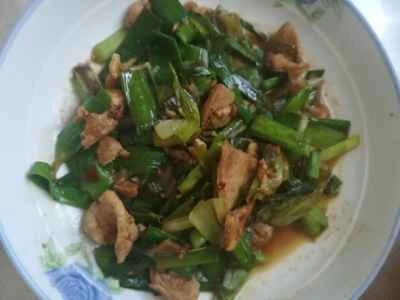 鶏胸肉とネギの炒め物の作り方：7