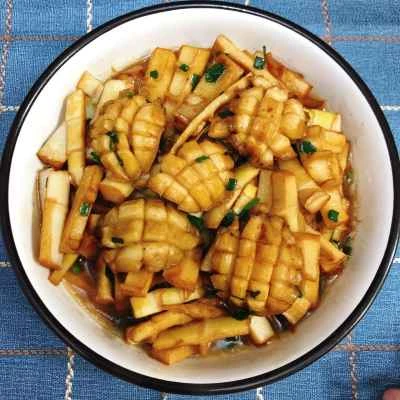 アワビとたけのこの煮込みのレシピ