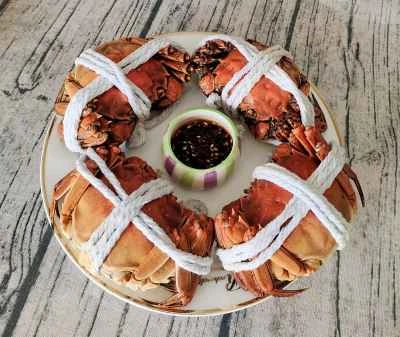 蒸し毛ガニのレシピ手順：4