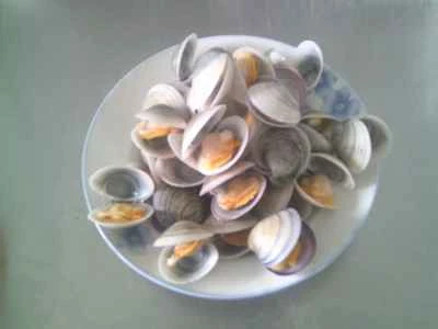 スイカの皮とアサリの炒め物の作り方：6