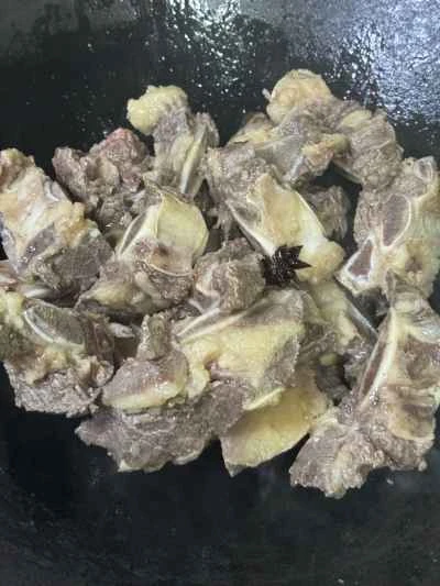 北東部風牛リブ煮込みレシピの手順：7