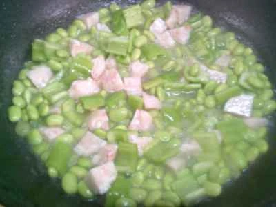 ピーマンとロブスター風味の枝豆炒めの作り方：10