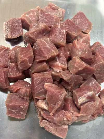 黒胡椒ビーフキューブのレシピ手順：2