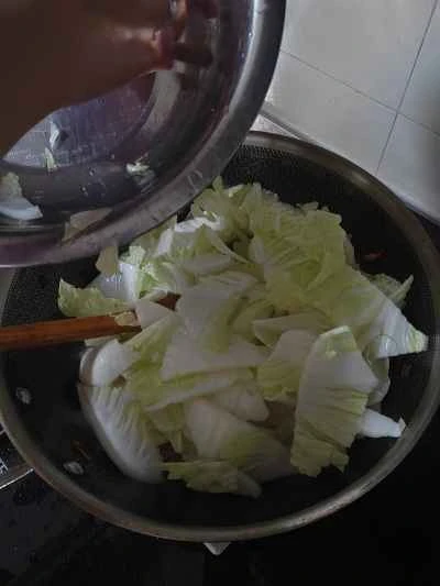 キャベツ、豆腐、エビの煮込みの作り方：16