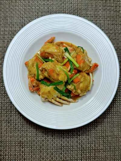 わさびバターカニの作り方：15