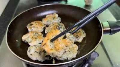 海藻、エビペースト、肉パテの作り方：10