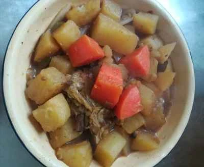 豆とニンジン入り牛肉の煮込みの作り方：8