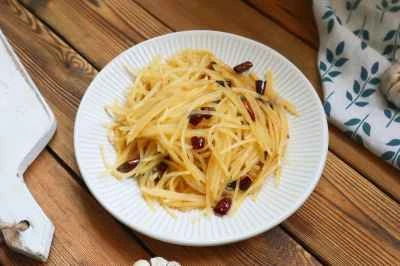 ホット＆サワーシュレッドポテトのレシピ