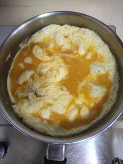 玉ねぎ入りスクランブルエッグの作り方:3