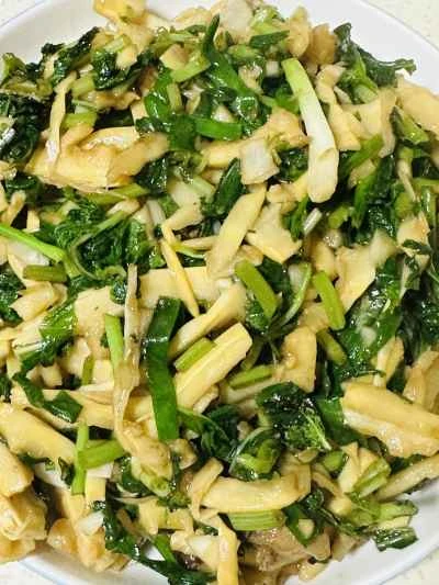 たけのこの炒め物のレシピ