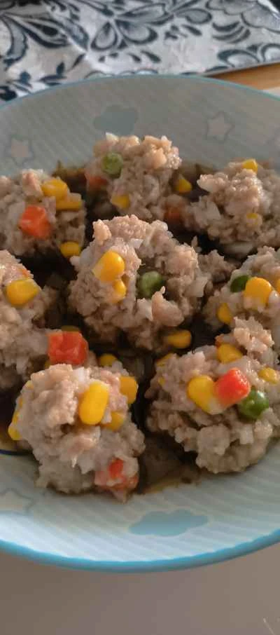 蒸しヤムミートボールのレシピ手順：4