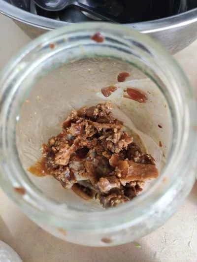 蒸しタロイモと春雨のミートソース炒め：手順3