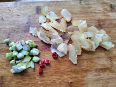 牛すじとインゲンの炒め物の作り方：3