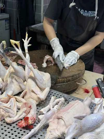 塩ネギ鶏もも肉の作り方：1