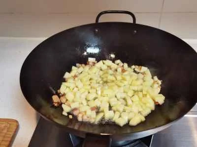 ドライフライドポテトキューブの作り方：4