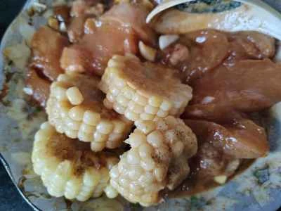 ローストチキンの胸肉と野菜の作り方：1