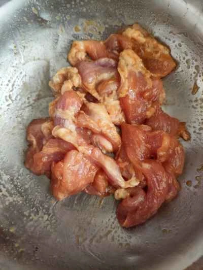 春野菜に漬け込んだ豚肉のスライスの作り方：4