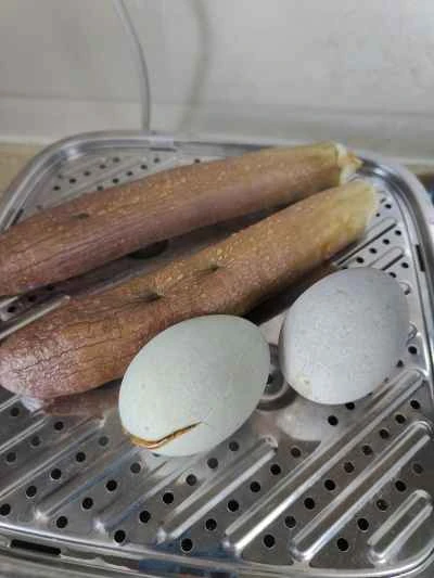 卵とピーマンの煮込みナスの作り方：6