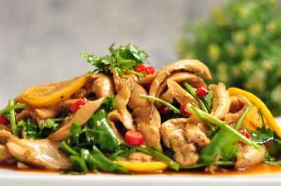 手で切ったレモンチキンの作り方：9