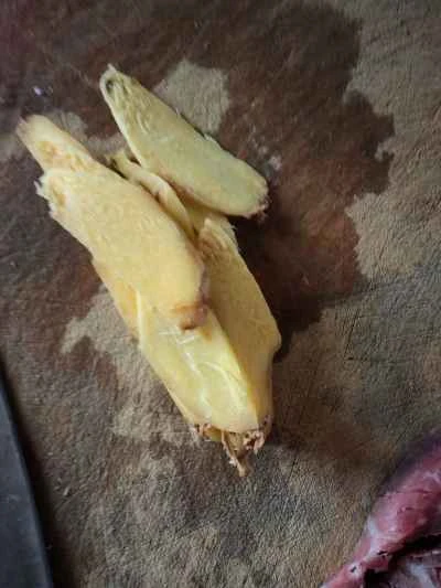 冬のたけのこと塩漬け牛肉の作り方：5