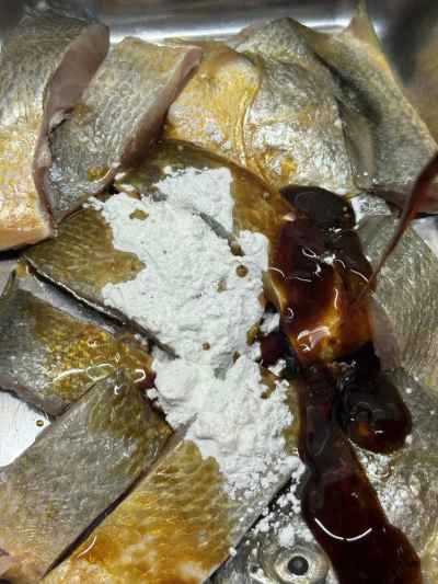 ニンニク焼きニベの作り方：2