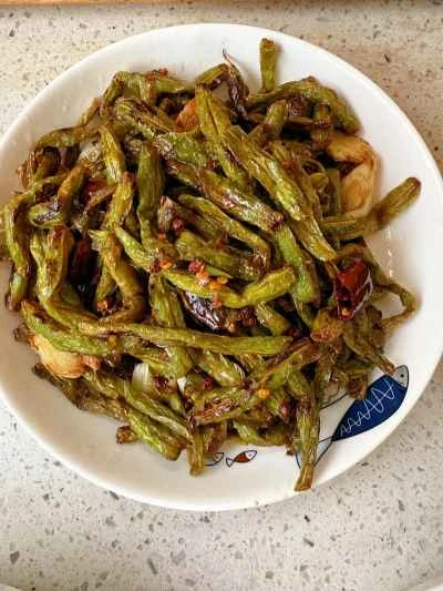 インゲン豆の炒め物のレシピ