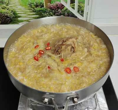 豚足の煮込みとキャベツの漬物、春雨の作り方：6