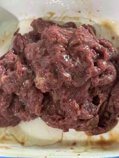 牛肉入り麻婆豆腐のレシピ手順：3