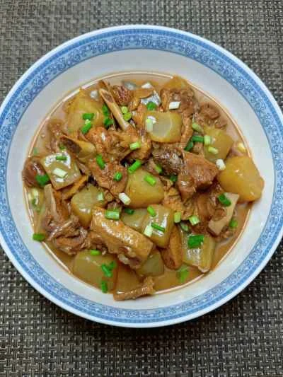 こんにゃく入り鴨肉の煮込みの作り方：16