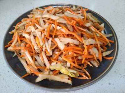 エルサレムアーティチョークとニンジンのサラダの作り方：7