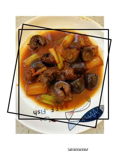 ナマコとネギの炒め物のレシピ