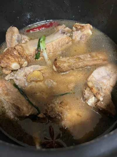 キャベツの酢漬け入り豚スペアリブの煮込みの作り方：5