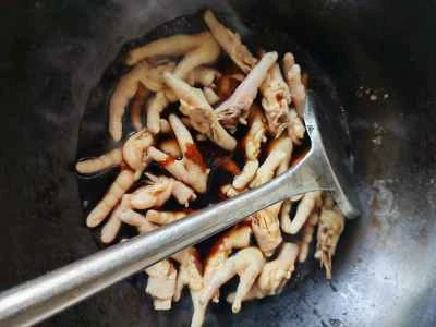 味付け鶏足の作り方：4