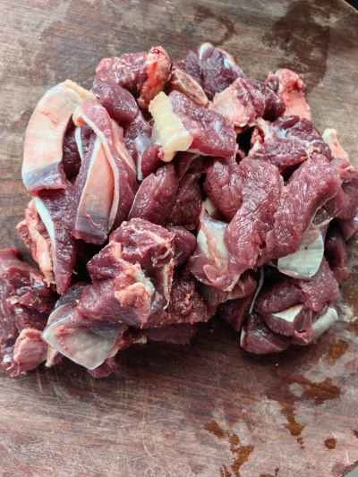 トマト煮込み牛肉の作り方：1