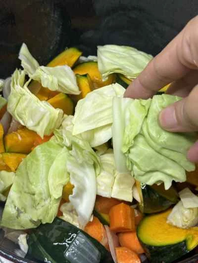 ハーバード風野菜鍋レシピ 手順：7