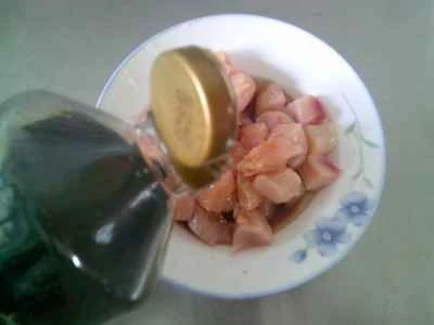 きのこと鶏胸肉の炒め物の作り方：5