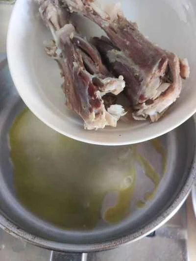 モンゴル風ローストラムシャンクのレシピ手順：4