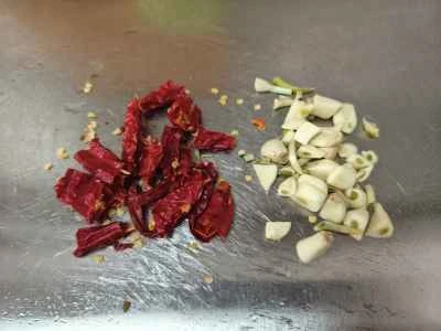 からし菜の漬物と卵炒めの作り方：4