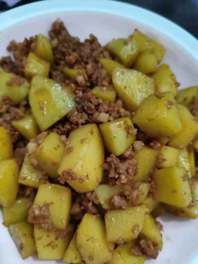 ひき肉とジャガイモの煮込みの作り方：14