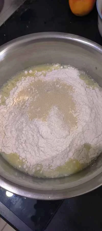 卵の泡を作る手順：2