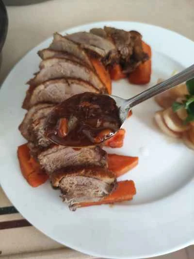 サツマイモと鴨の胸肉の作り方：10