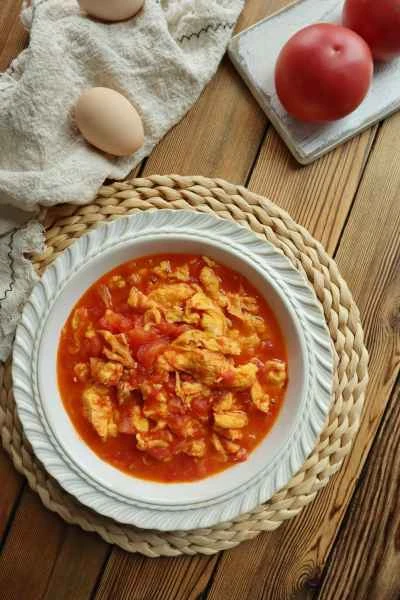 トマト入りスクランブルエッグの作り方：8