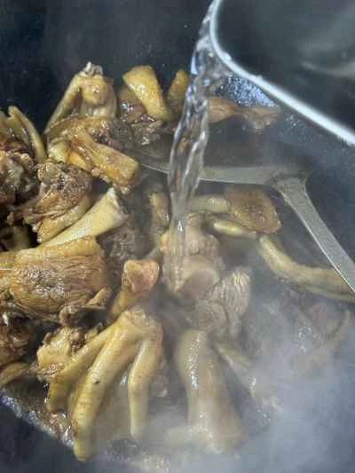 シソの葉で煮込んだ鴨肉の作り方：8