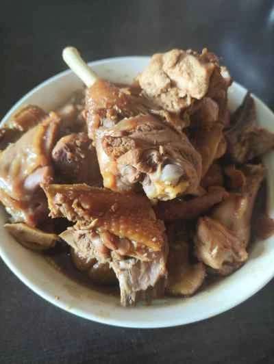 生姜と栗のチキンの作り方：8