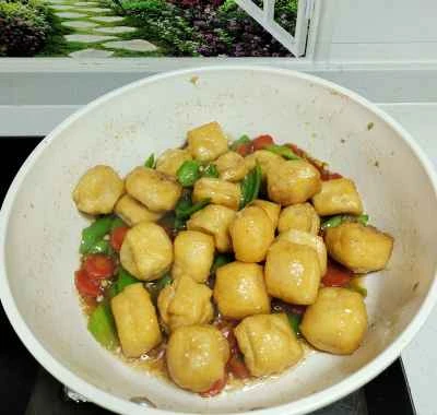 豆腐パフ炒めの作り方：6