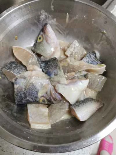 スズキのネギ炒めの作り方：6